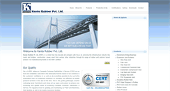 Desktop Screenshot of kantarubber.com